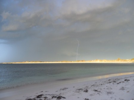 Sandy Cape WA Lightning