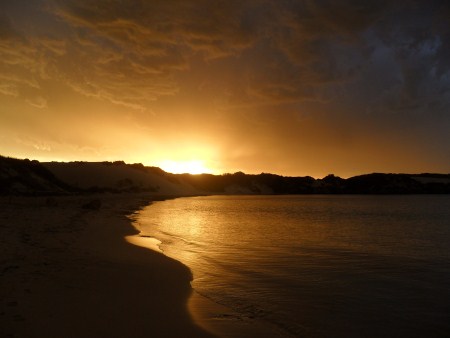 Sandy Cape WA Sunset